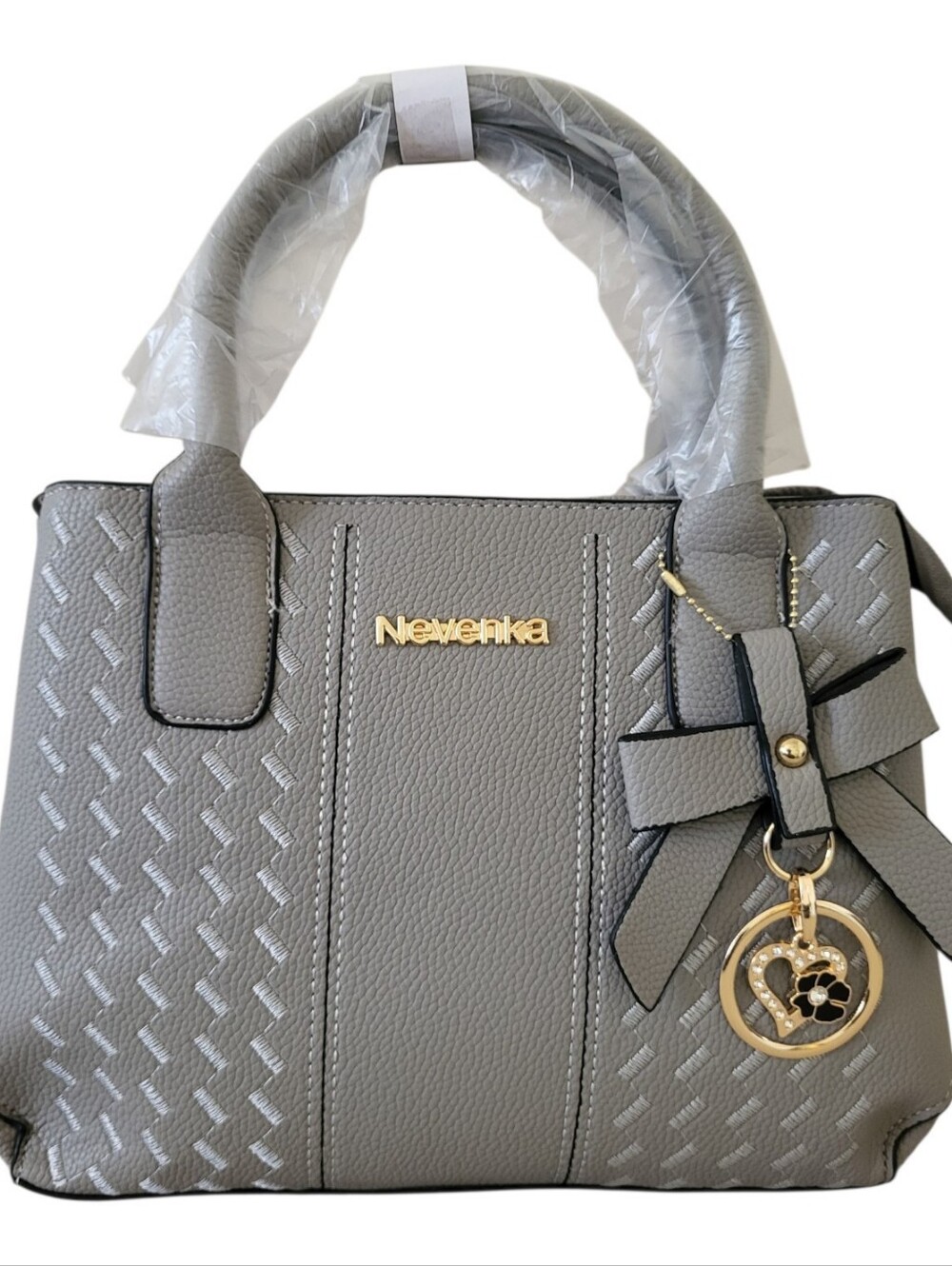 Grey Women’s Structured Satchel Bag